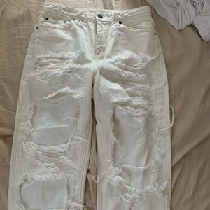 Carmar denim white jeans.